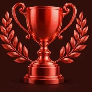 Gold trophy cup — Mate