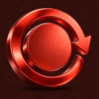 Gold circular arrow — Mate