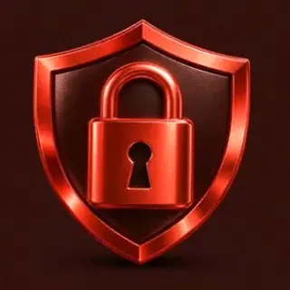 Shield with padlock — Mate