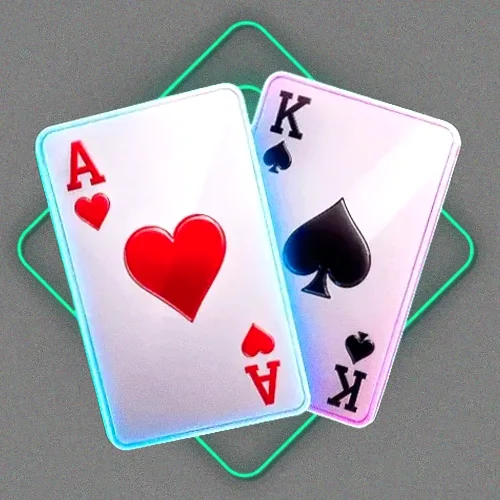 Ace and king playing cards