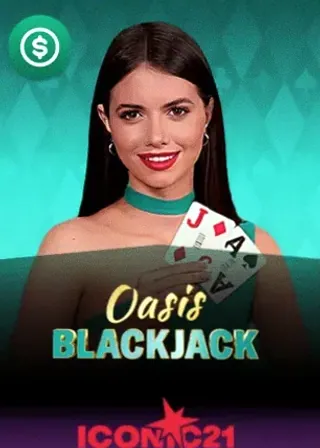 Oasis Blackjack live game cover