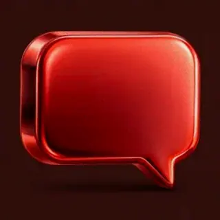 Gold speech bubble — Mate