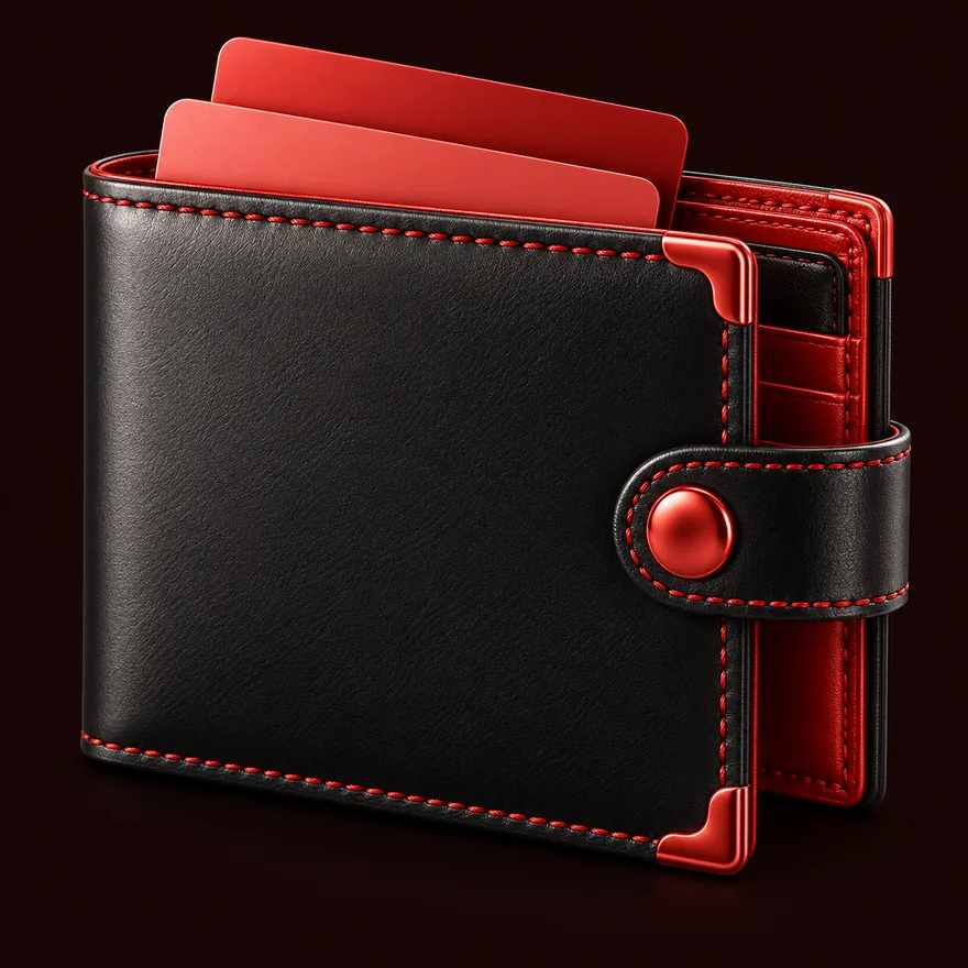Leather wallet — Mate